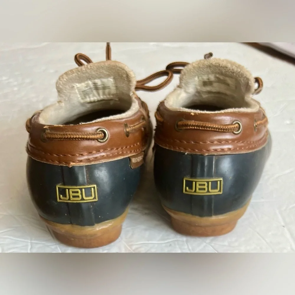 JBU Men's Two-Tone Boat Shoes